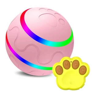 Smart Interactive Pet Ball – Remote Control Jump & Flash
