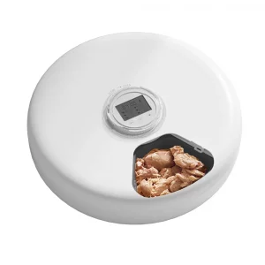 Smart Pet Feeder 6-Meal Rotating Tray – Wet & Dry Food with Ice Packs