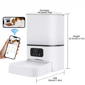 6L Smart Pet Feeder – Button, WiFi & Camera APP Versions
